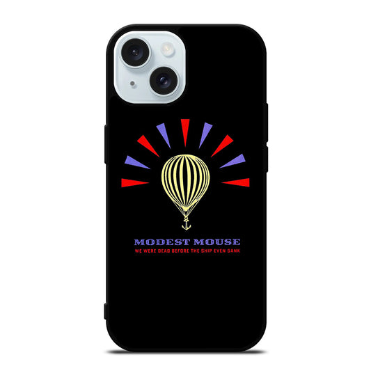 MODEST MOUSE BLACK LOGO iPhone 15 Case Cover