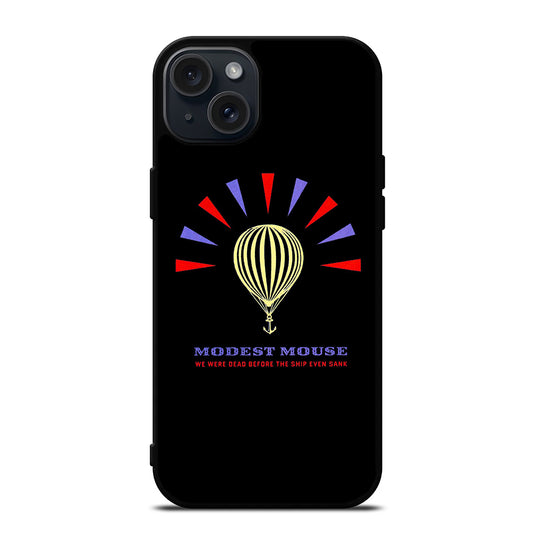 MODEST MOUSE BLACK LOGO iPhone 15 Plus Case Cover