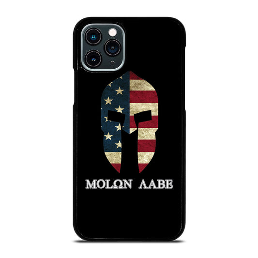 MOLON LABE AMERICAN FLAG BLACK iPhone 11 Pro Case Cover