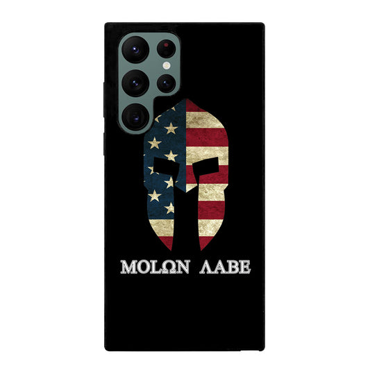 MOLON LABE AMERICAN FLAG BLACK Samsung Galaxy S22 Ultra Case Cover
