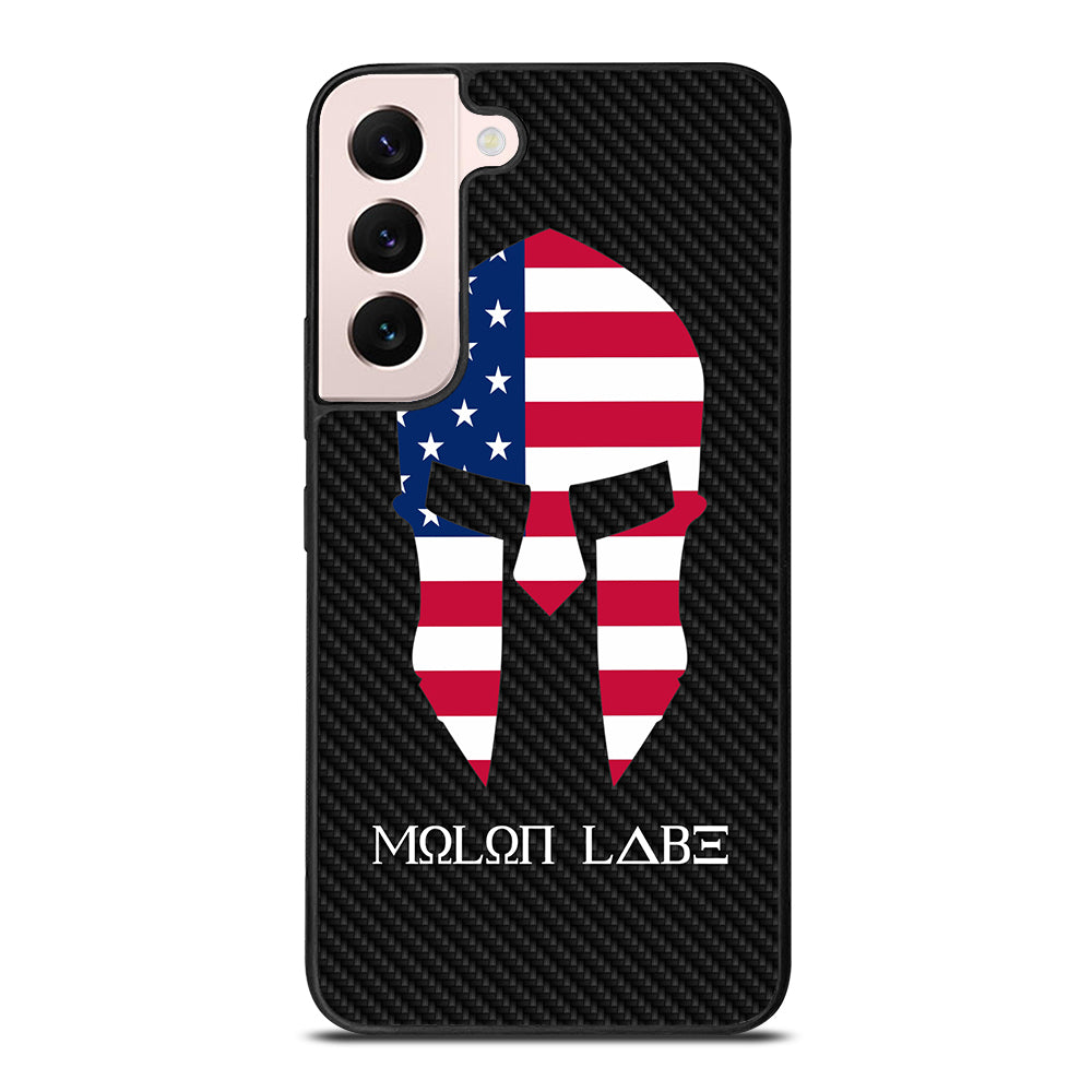 MOLON LABE AMERICAN FLAG CARBON LOGO Samsung Galaxy S22 Plus Case Cover