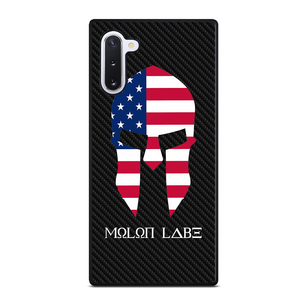 MOLON LABE AMERICAN FLAG CARBON LOGO Samsung Galaxy Note 10 Case Cover