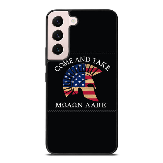 MOLON LABE AMERICAN FLAG HELMET Samsung Galaxy S22 Plus Case Cover