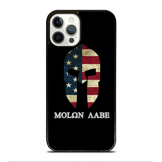 MOLON LABE AMERICAN FLAG BLACK iPhone 12 Pro Case Cover
