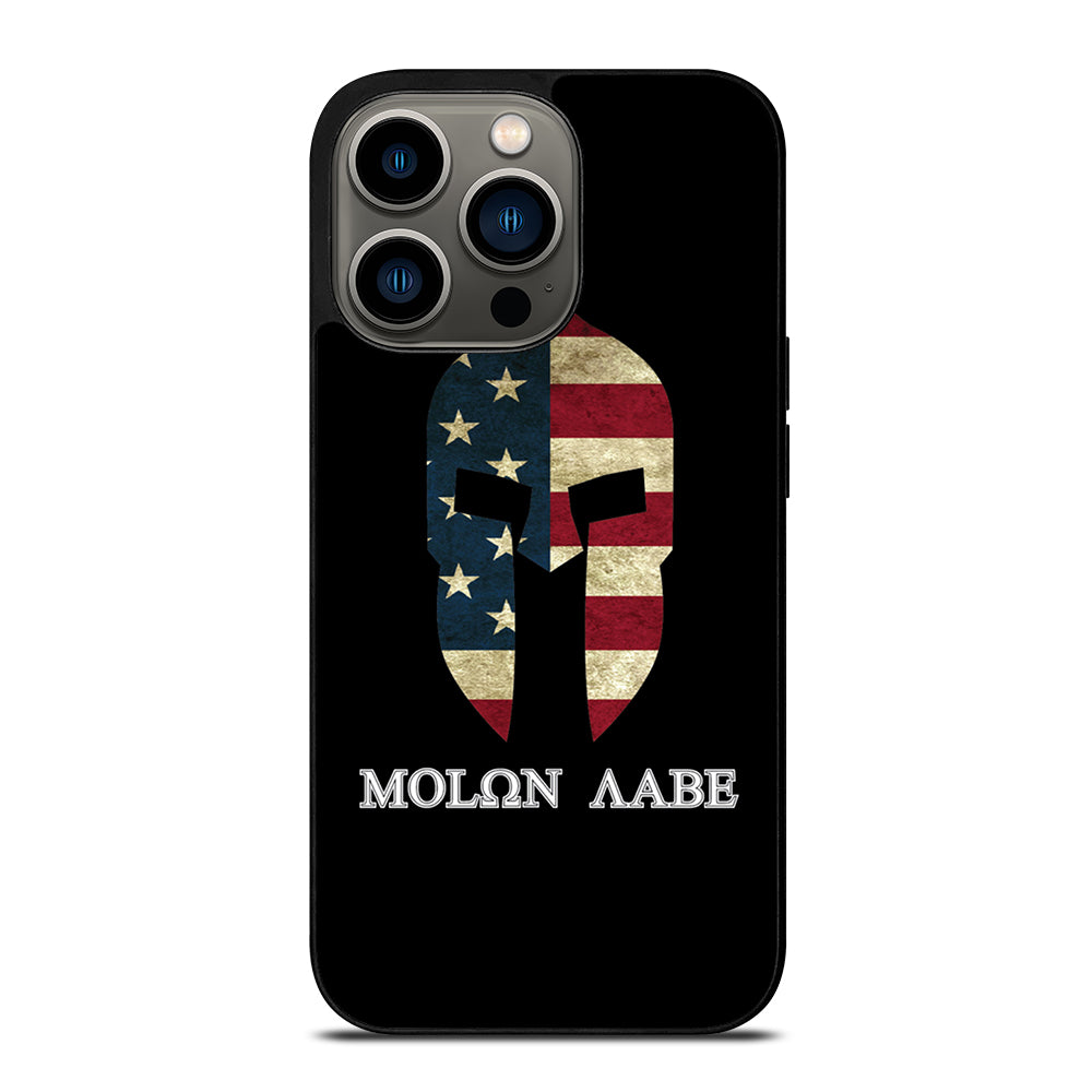 MOLON LABE AMERICAN FLAG BLACK iPhone 13 Pro Case Cover