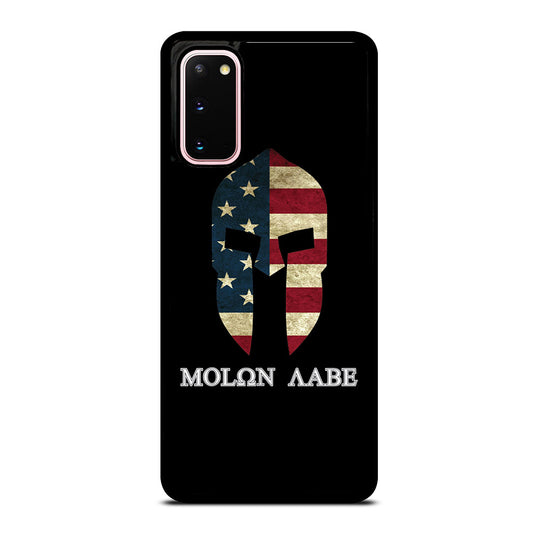 MOLON LABE AMERICAN FLAG BLACK Samsung Galaxy S20 Case Cover