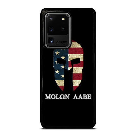 MOLON LABE AMERICAN FLAG BLACK Samsung Galaxy S20 Ultra Case Cover