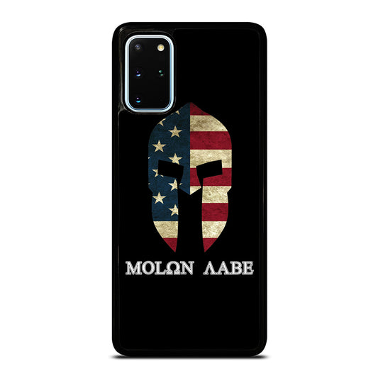 MOLON LABE AMERICAN FLAG BLACK Samsung Galaxy S20 Plus Case Cover
