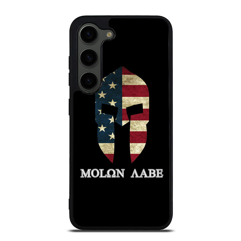 MOLON LABE AMERICAN FLAG BLACK Samsung Galaxy S23 Plus Case Cover