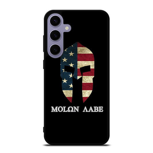 MOLON LABE AMERICAN FLAG BLACK Samsung Galaxy S24 Plus Case Cover