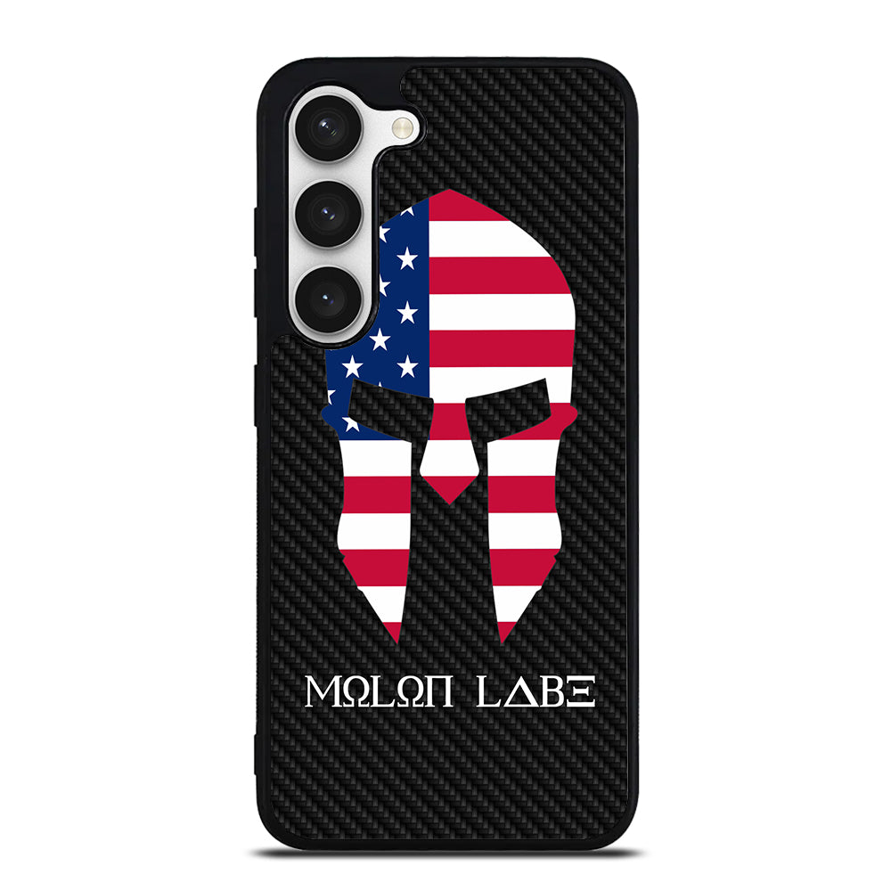 MOLON LABE AMERICAN FLAG CARBON LOGO Samsung Galaxy S23 Case Cover