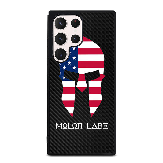 MOLON LABE AMERICAN FLAG CARBON LOGO Samsung Galaxy S23 Ultra Case Cover