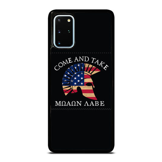 MOLON LABE AMERICAN FLAG HELMET Samsung Galaxy S20 Plus Case Cover