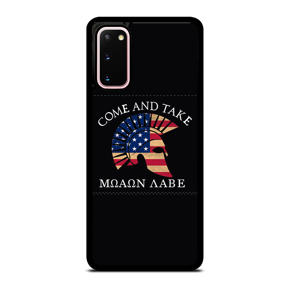 MOLON LABE AMERICAN FLAG HELMET Samsung Galaxy S20 Case Cover