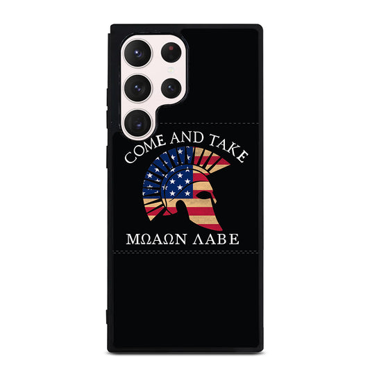 MOLON LABE AMERICAN FLAG HELMET Samsung Galaxy S23 Ultra Case Cover