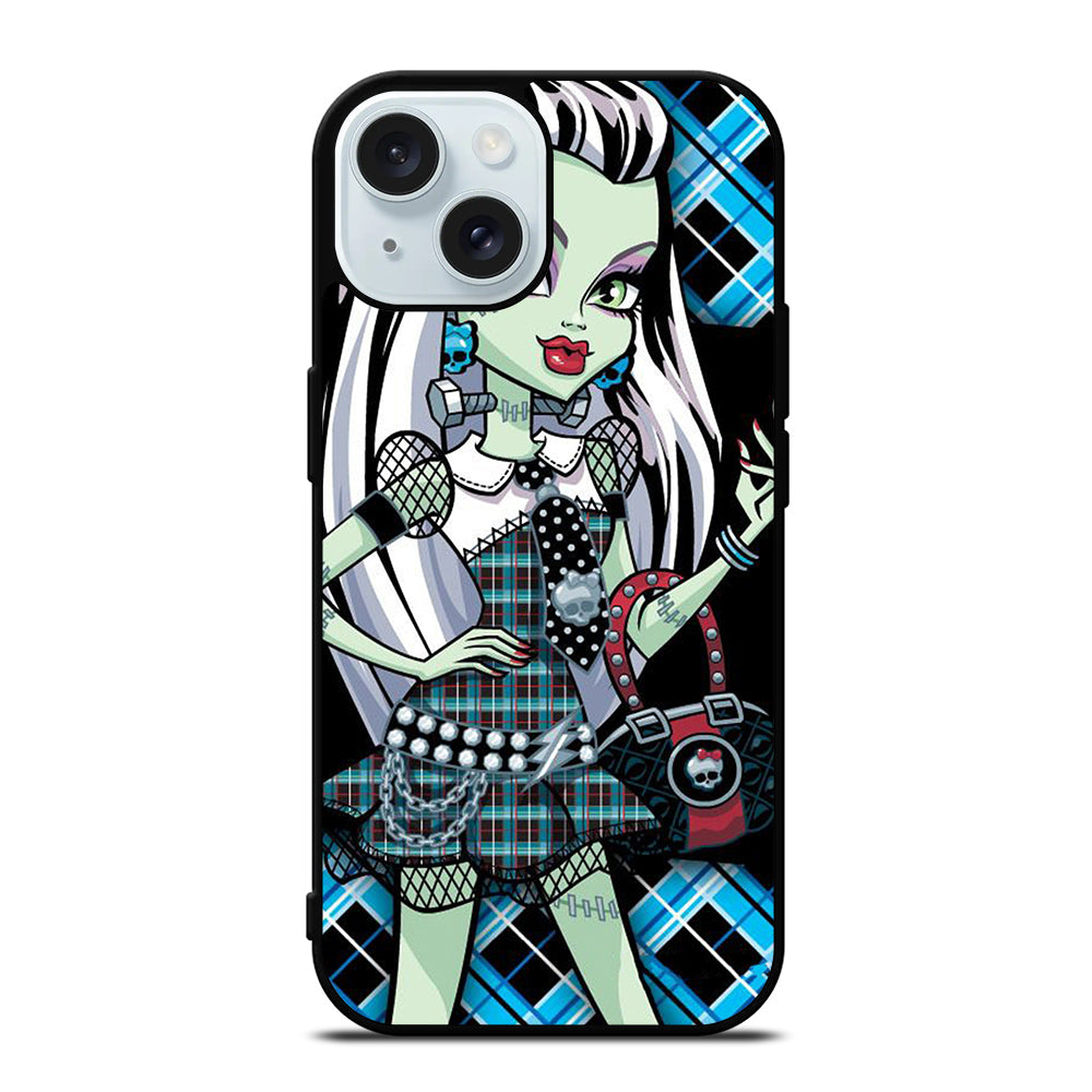 MONSTER HIGH DOLL FRANKIE STEIN CARTOON 2 iPhone 15 Case Cover