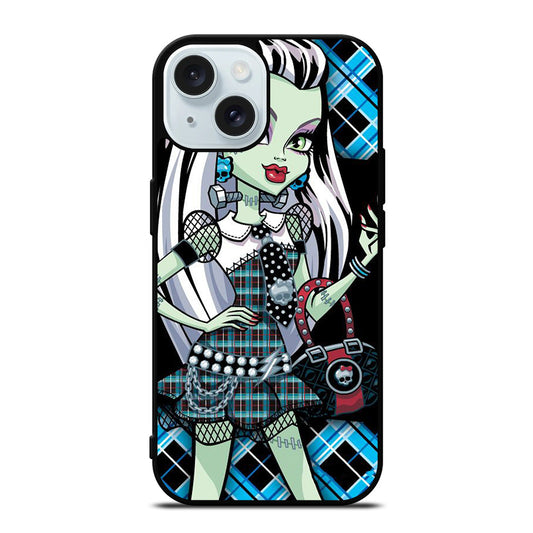 MONSTER HIGH DOLL FRANKIE STEIN CARTOON 2 iPhone 15 Case Cover
