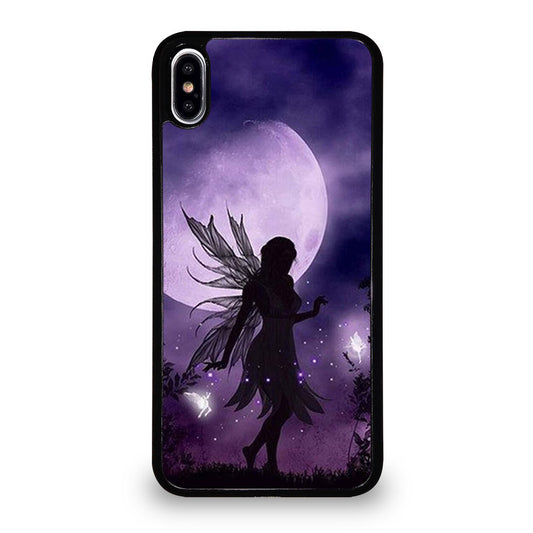 MOONLIGHT FAIRY DRAGONFLIES PURPLE MOON iPhone XS Max Case Cover