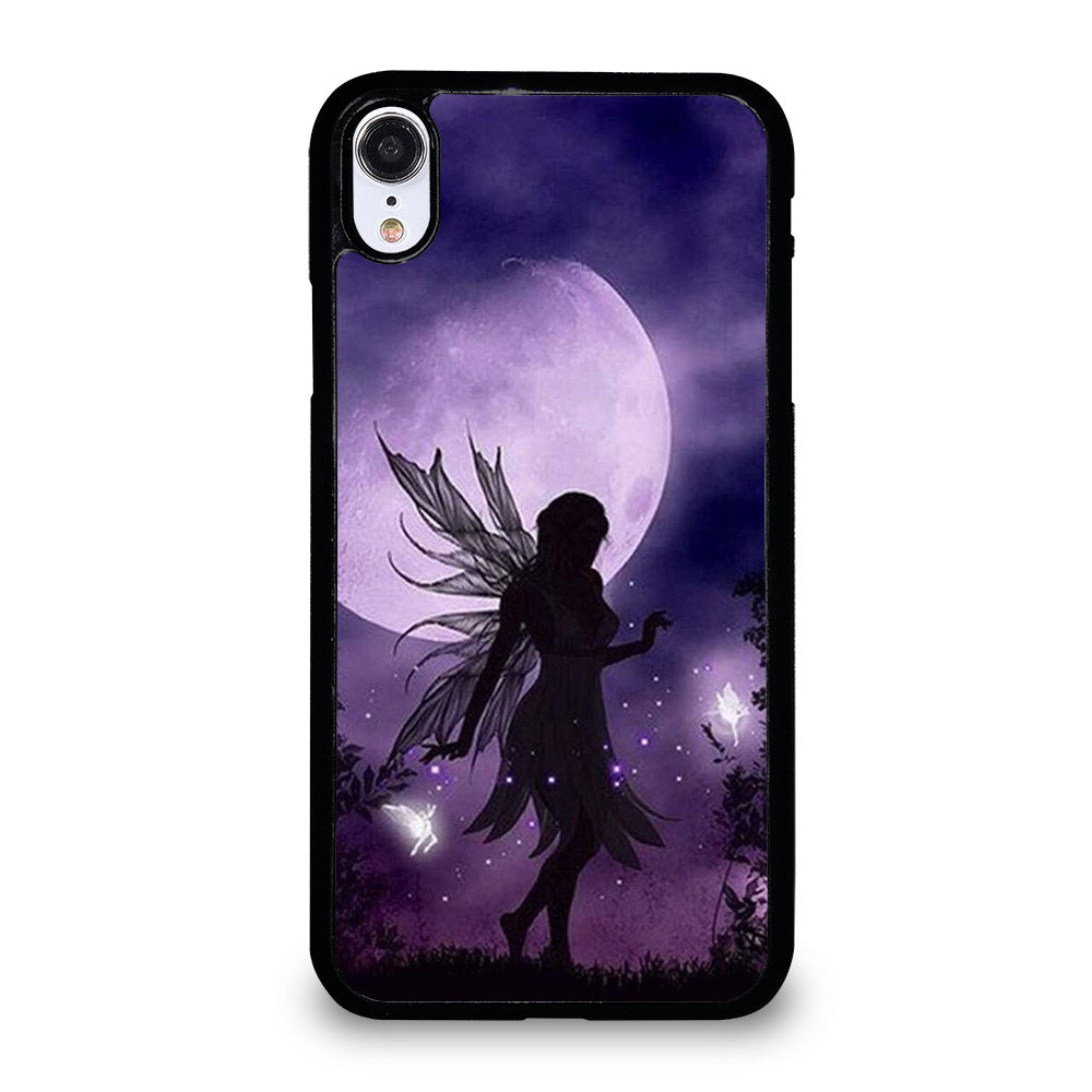 MOONLIGHT FAIRY DRAGONFLIES PURPLE MOON iPhone XR Case Cover