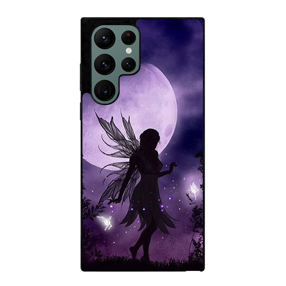MOONLIGHT FAIRY DRAGONFLIES PURPLE MOON Samsung Galaxy S22 Ultra Case Cover