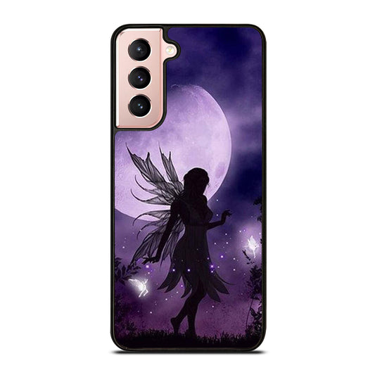 MOONLIGHT FAIRY DRAGONFLIES PURPLE MOON Samsung Galaxy S21 Case Cover