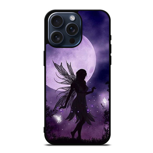 MOONLIGHT FAIRY DRAGONFLIES PURPLE MOON iPhone 15 Pro Max Case Cover