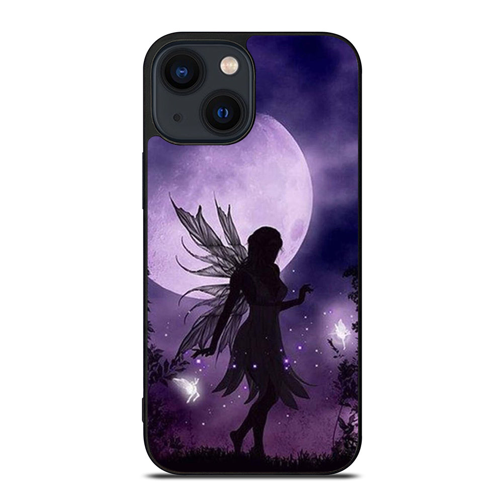 MOONLIGHT FAIRY DRAGONFLIES PURPLE MOON iPhone 14 Plus Case Cover