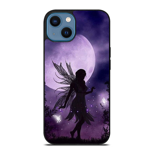 MOONLIGHT FAIRY DRAGONFLIES PURPLE MOON iPhone 14 Case Cover