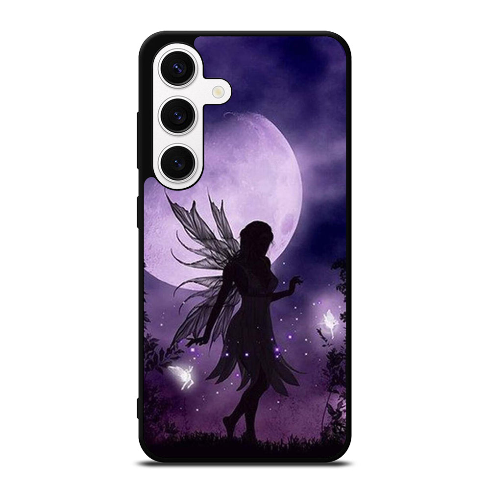 MOONLIGHT FAIRY DRAGONFLIES PURPLE MOON Samsung Galaxy S24 Case Cover