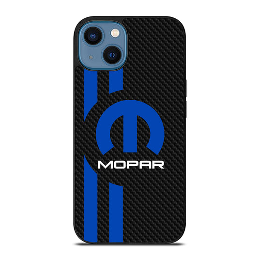 MOPAR CARBON LOGO 2 iPhone 14 Case Cover