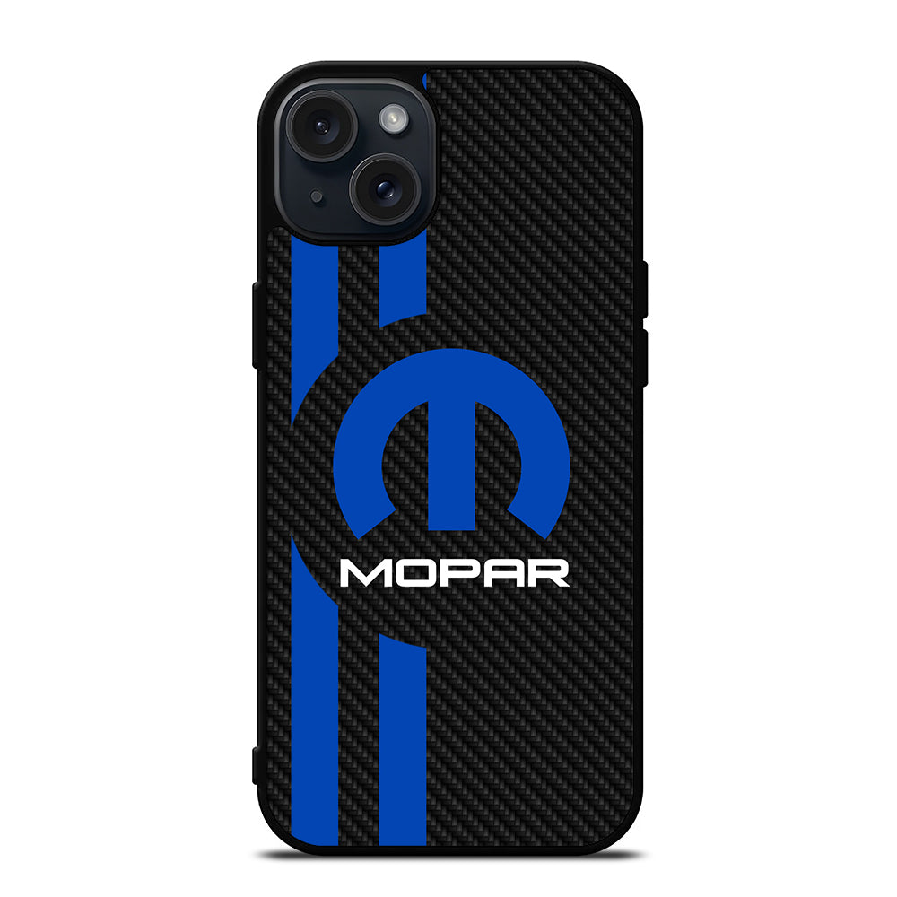 MOPAR CARBON LOGO 2 iPhone 15 Plus Case Cover