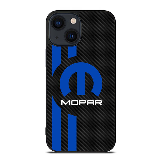 MOPAR CARBON LOGO 2 iPhone 14 Plus Case Cover