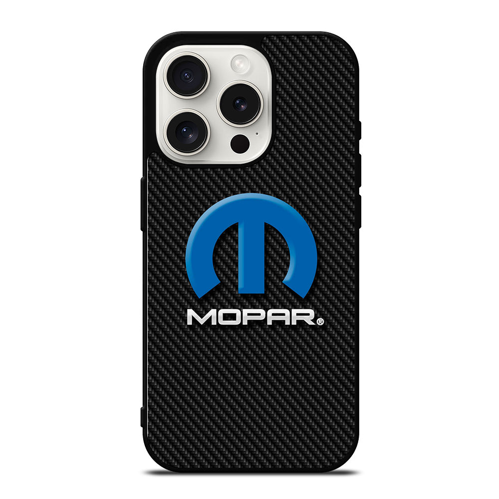 MOPAR CARBON LOGO iPhone 15 Pro Case Cover
