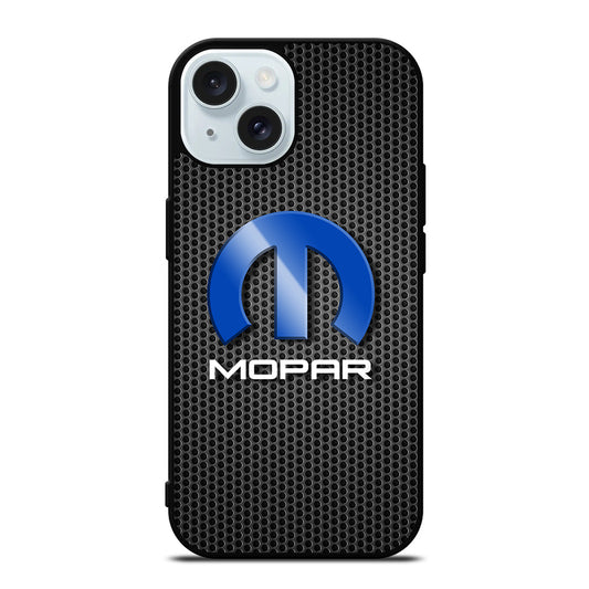 MOPAR METAL LOGO iPhone 15 Case Cover