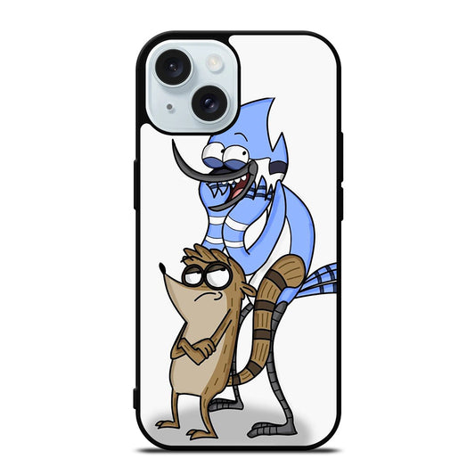 MORDECAI RIGBY CARTOON iPhone 15 Case Cover