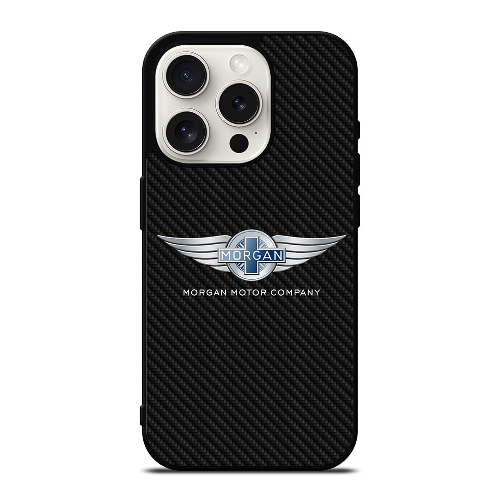 MORGAN MOTOR CARBON LOGO iPhone 15 Pro Case Cover