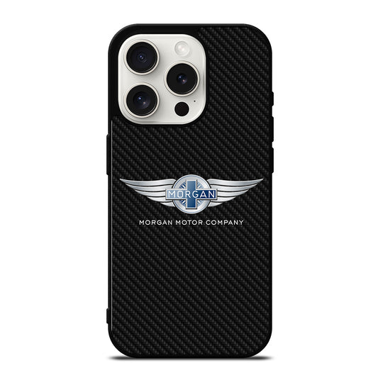 MORGAN MOTOR CARBON LOGO iPhone 15 Pro Case Cover