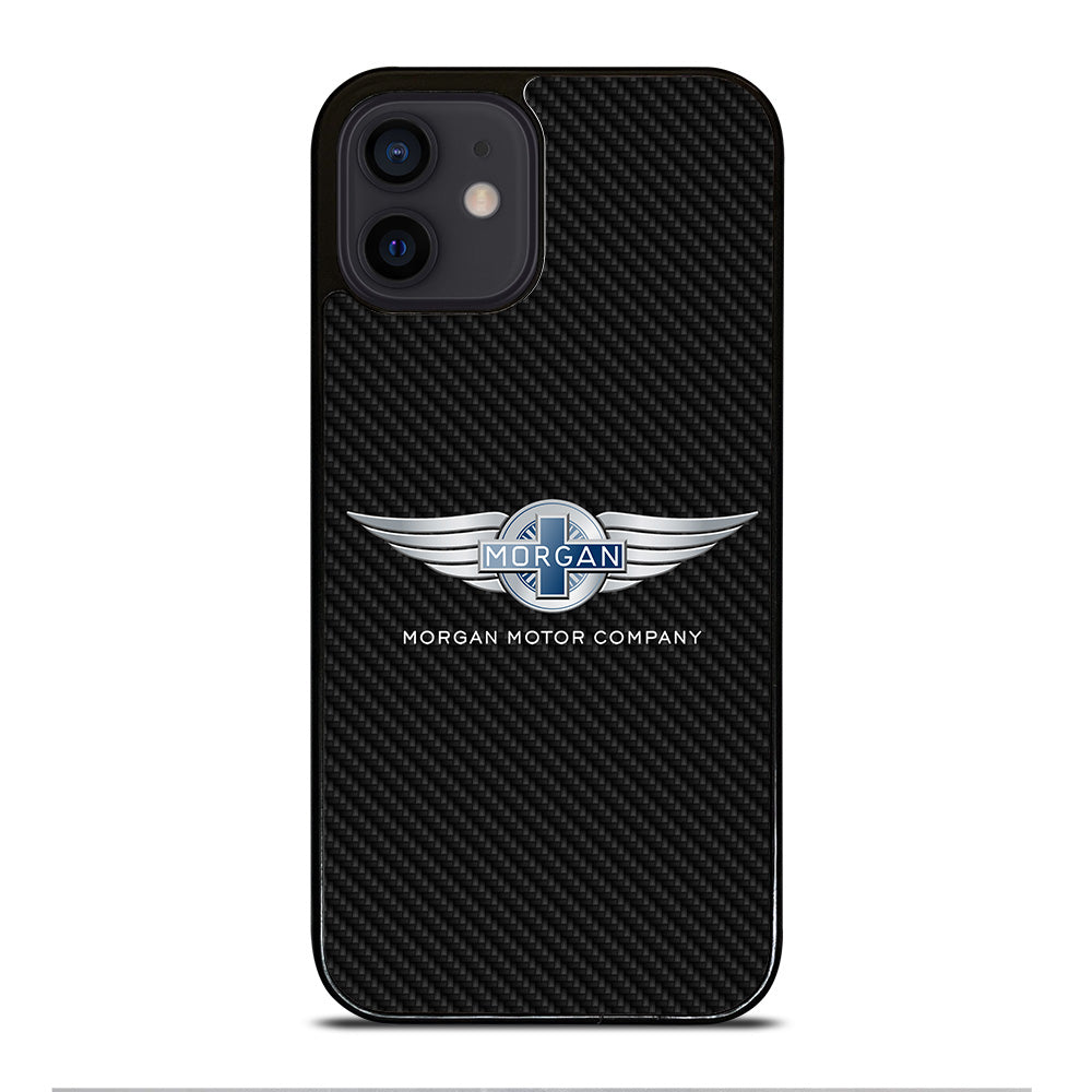 MORGAN MOTOR CARBON LOGO iPhone 12 Mini Case Cover