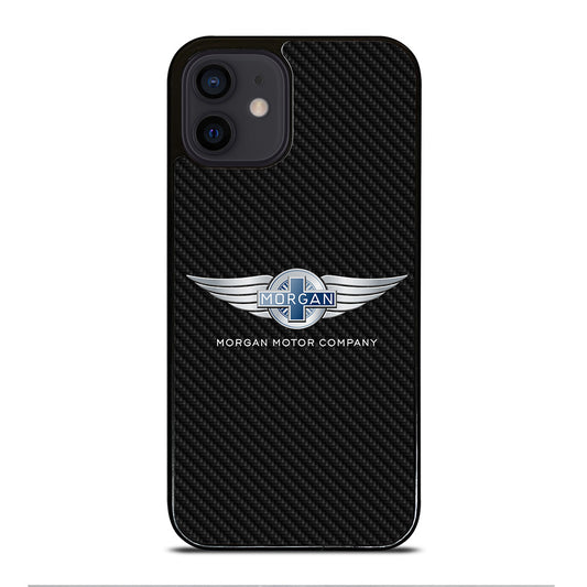 MORGAN MOTOR CARBON LOGO iPhone 12 Mini Case Cover