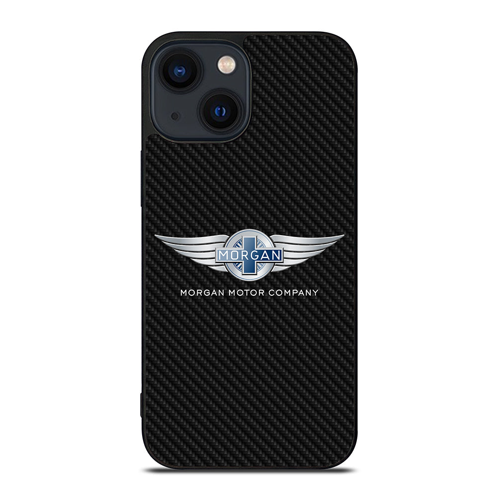 MORGAN MOTOR CARBON LOGO iPhone 14 Plus Case Cover