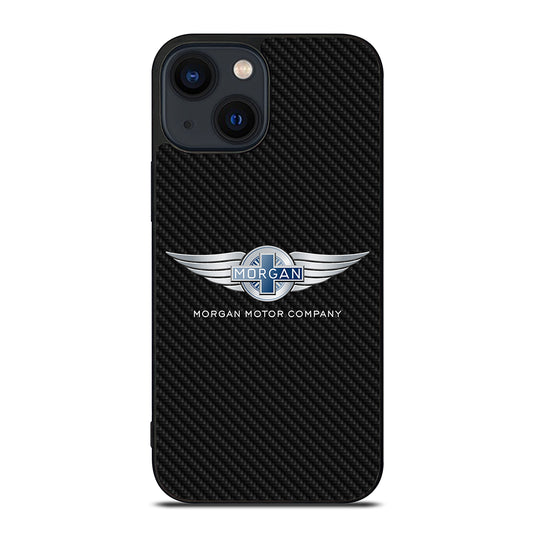MORGAN MOTOR CARBON LOGO iPhone 14 Plus Case Cover