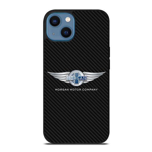MORGAN MOTOR CARBON LOGO iPhone 14 Case Cover