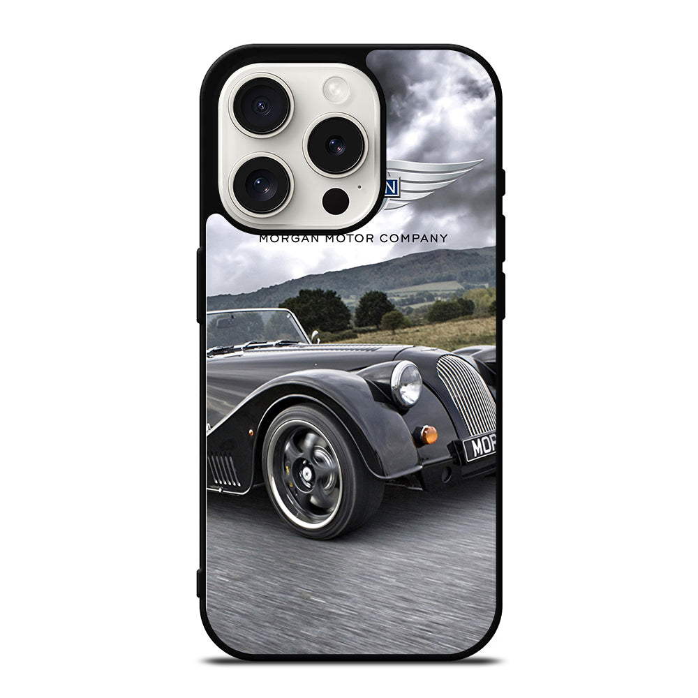 MORGAN MOTOR WHITE CAR iPhone 15 Pro Case Cover