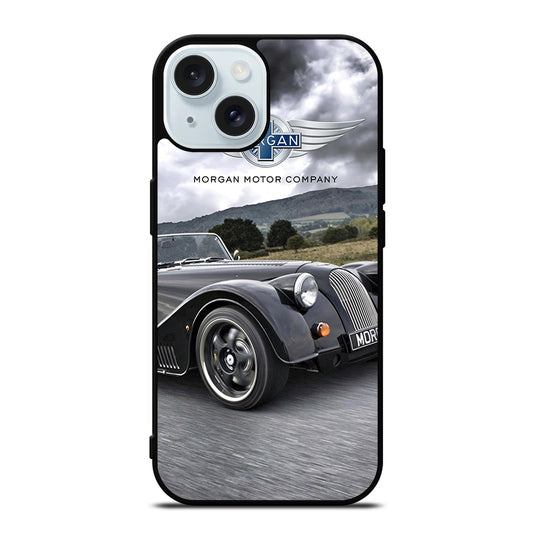 MORGAN MOTOR WHITE CAR iPhone 15 Case Cover