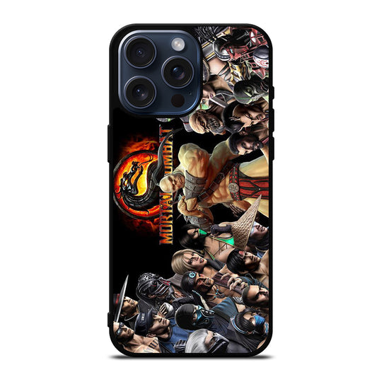 MORTAL KOMBAT ALL CHARACTER GAME iPhone 15 Pro Max Case Cover