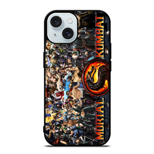 MORTAL KOMBAT ALL CHARACTER iPhone 15 Case Cover