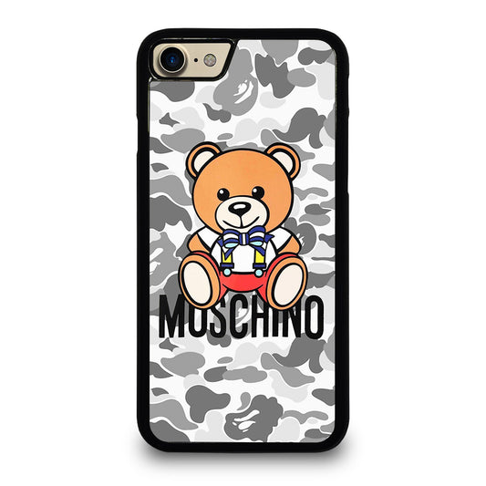 MOSCHINO TEDDY BEAR BAPE CAMO iPhone 7 / 8 Case Cover