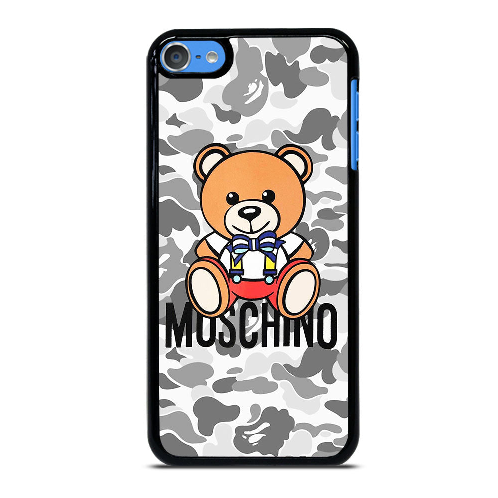 MOSCHINO TEDDY BEAR BAPE CAMO iPod Touch 7 Case Cover