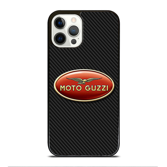 MOTO GUZZI CARBON LOGO iPhone 12 Pro Case Cover