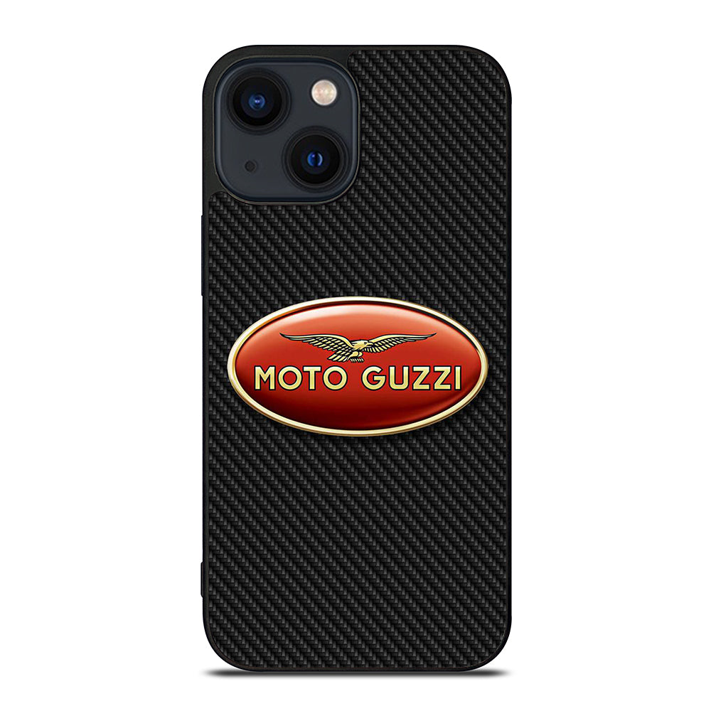 MOTO GUZZI CARBON LOGO iPhone 14 Plus Case Cover